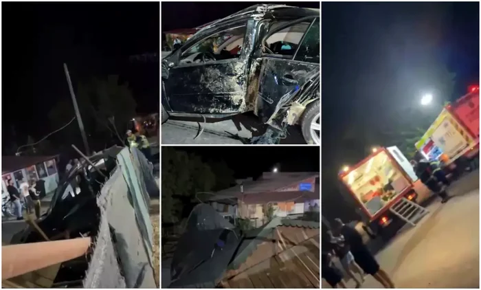Accident cumplit în Piatra-Olt: Terasă spulberată de un șofer tânăr.
