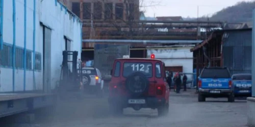 Zona din jurul fabricii s-a umplut de fum 