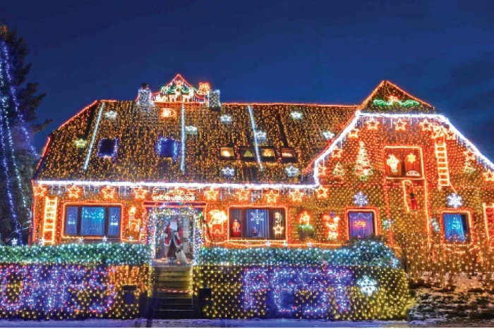 
    Vila cu 20.000 de  beculeţe din Freising,  în apropiere de München (Fotografii: Reuters)  
