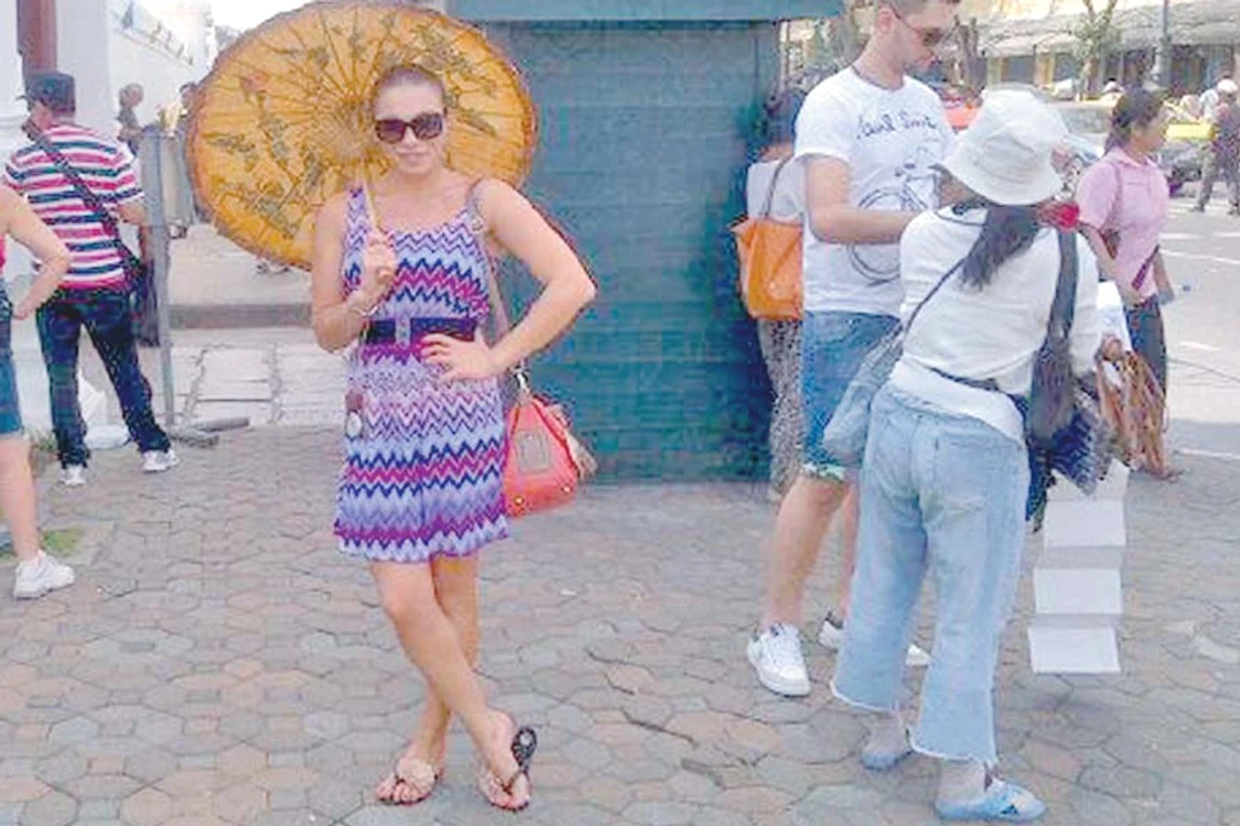Monica Roşu, distracție în Thailanda
