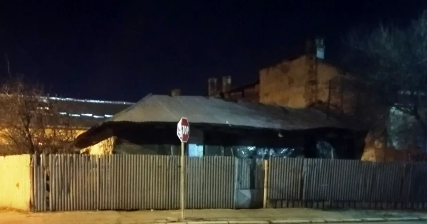 Casa unde erau crescuţi porcii
