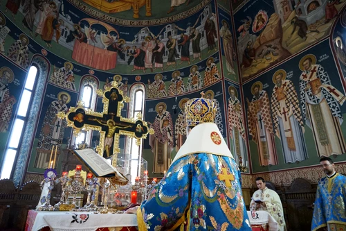 Slujbă în postul Crăciunului la catedrala din Slobozia FOTO ESC