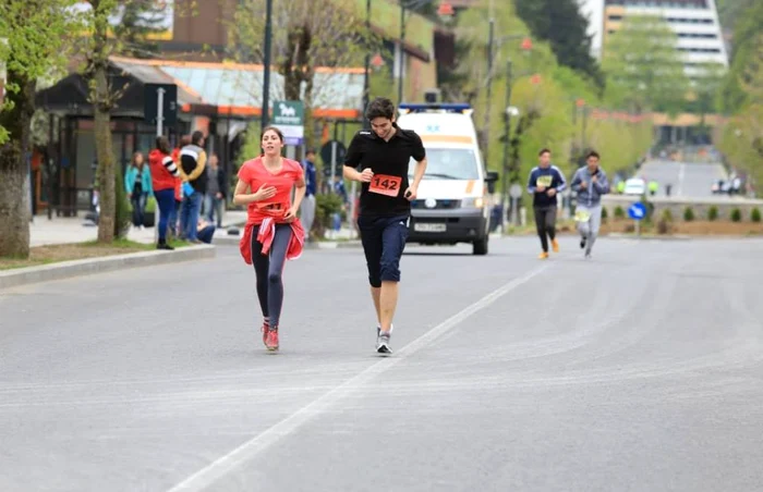 Provocare la alergare, în weekend, la Sinaia FOTO Facebook / Primăria Sinaia
