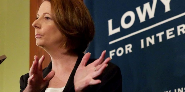  Premierul australian Julia Gillard