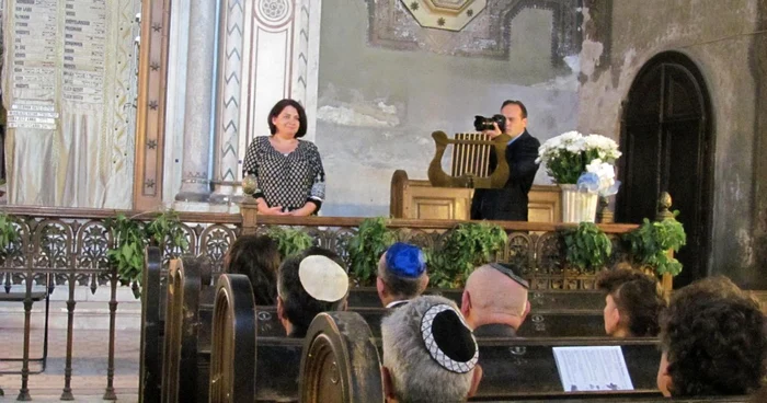 Luciana Friedman, preşedintele Comunităţii Evreilor din Timişoara Foto: Ştefan Both