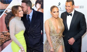 Jennifer Lopez cu actualul soț și fostul logodnic  foto   Shutterstock jpg
