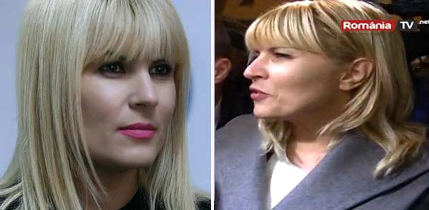 La ieşirea din arest (foto dreapta), Elena Udrea era necoafată şi nemachiată, părând foarte obosită
