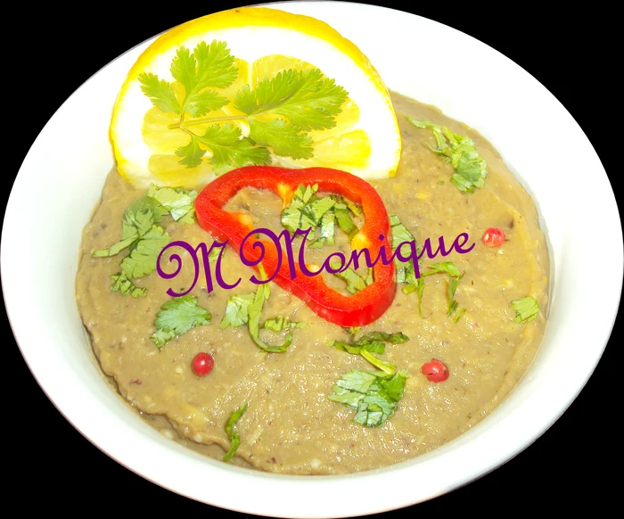 Salată de vinete cu maioneza din avocado