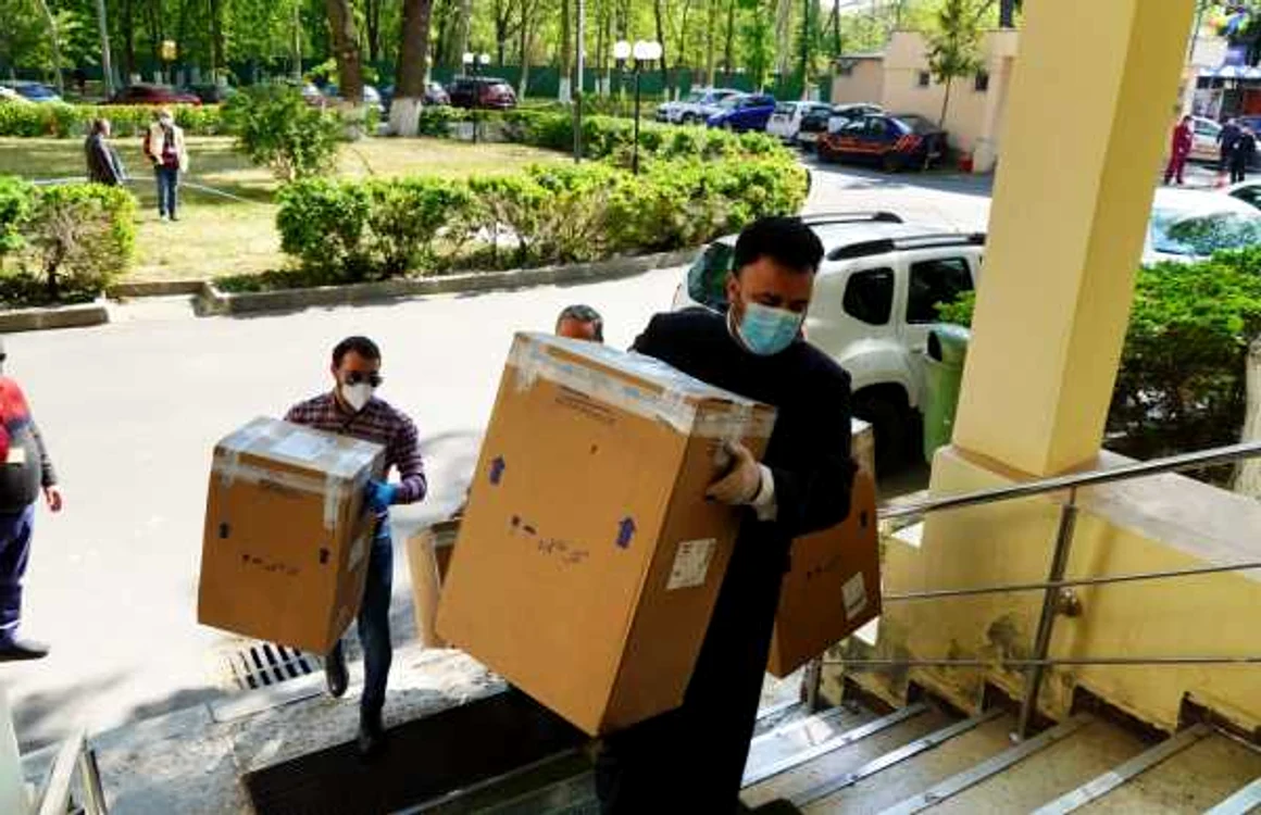 Aparatura a fost predată medicilior brăileni pe 30 aprilie FOTO Costiuc Petrică
