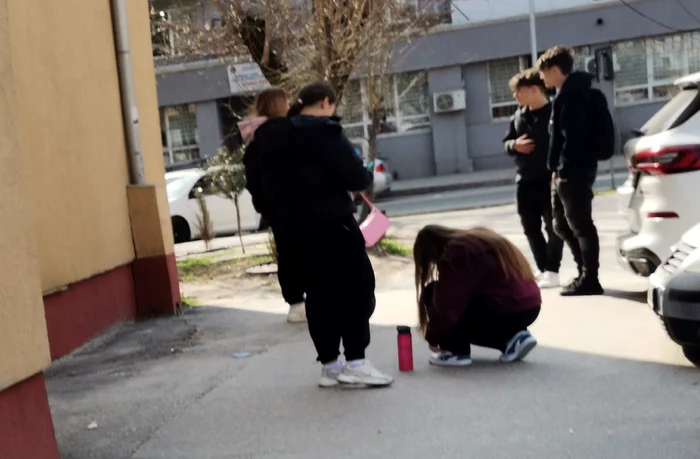 Elevii de clasa a VIIII-a au susținut și a doua probă FOTO: Alina Mitran