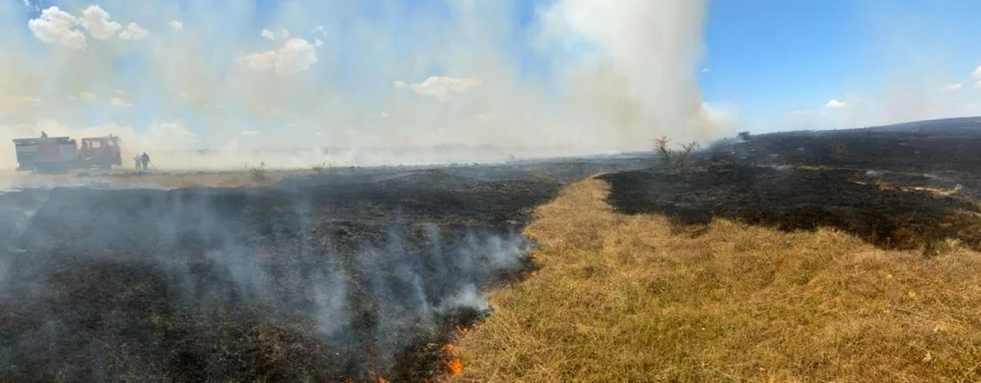 Incendiu Tulcea FOTO ISU DELTA TULCEA