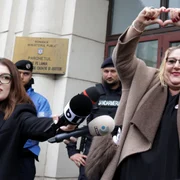 Diana Șoșoacă la Parchetul General FOTO Inquam / George Călin