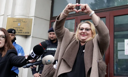 Diana Șoșoacă la Parchetul General FOTO Inquam / George Călin