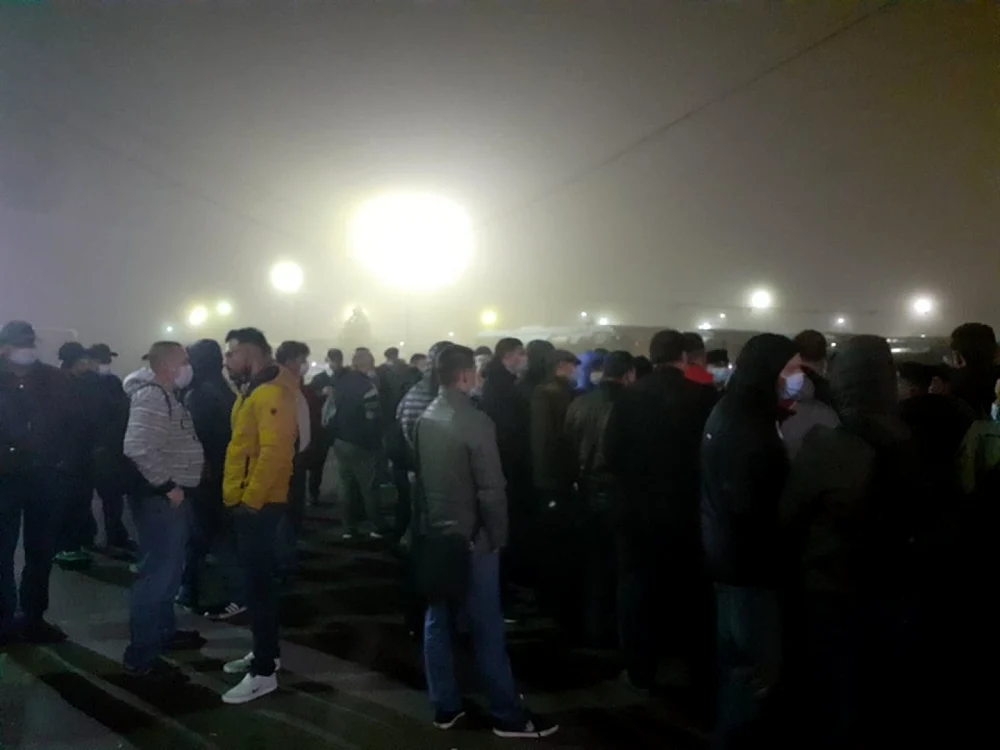Protest la societatea de transport public din Galaţi, sursa: C.M