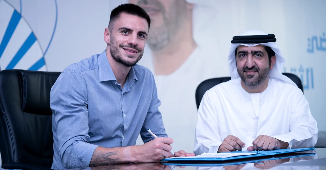 Andrei Burcă își încheie aventura în fotbalul arab. Foto X/ Banyias
