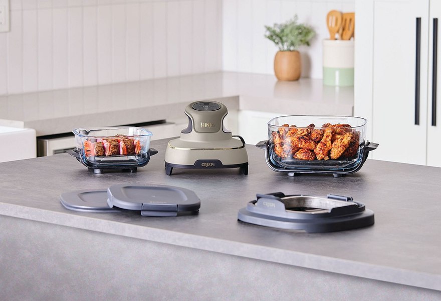 NINJA CRISPi, primul airfryer portabil cu recipient de sticlă, a ajuns în România