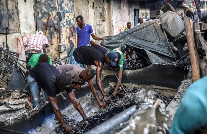 Explozia unui camion în Haiti