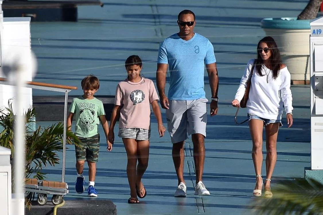 *EXCLUSIVE* Tiger Woods out in Miami with his kids amidst custody rumors after his arrest jpeg