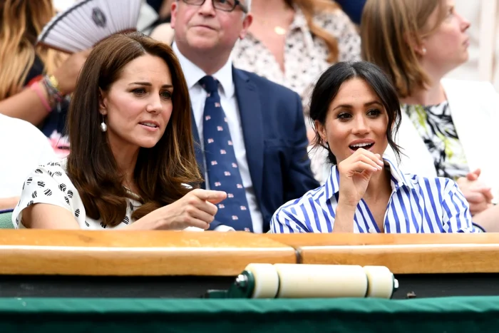 Ducesa Catherine si ducesa Meghan in tribunele de la Wimbledon. FOTO Gulier/Gettyimages