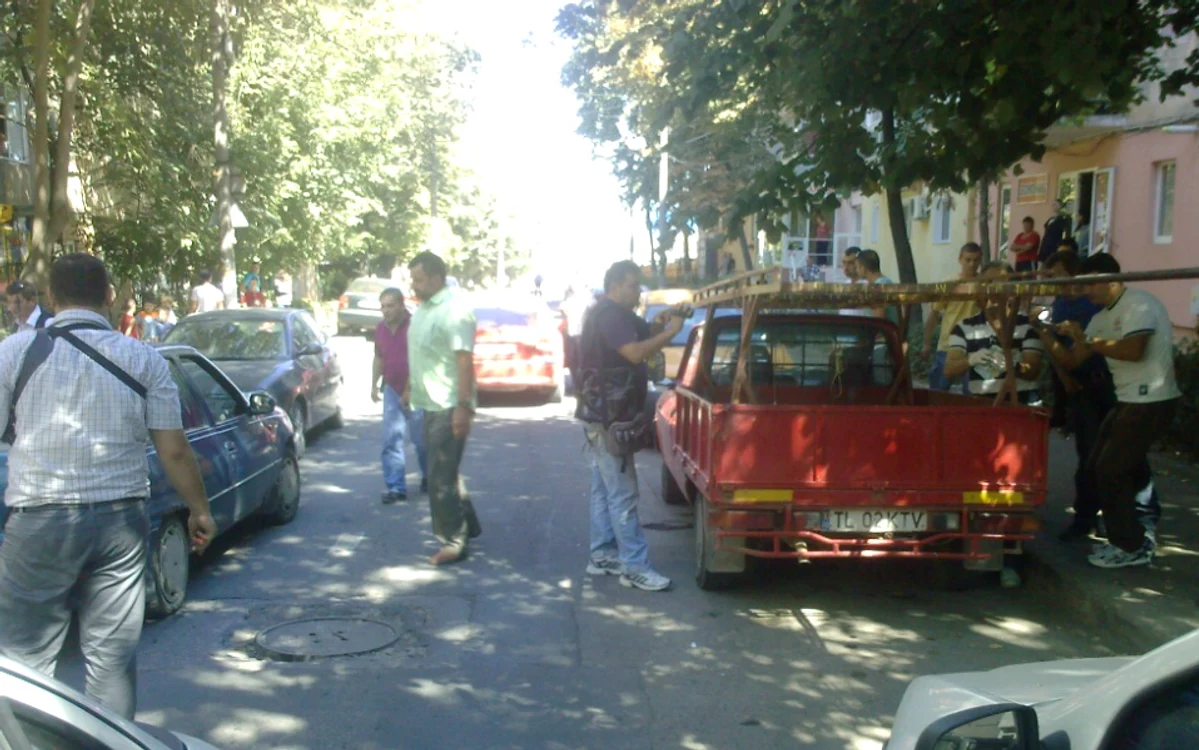 Bărbatul a fost prins în flagrant