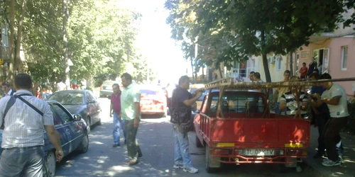 Bărbatul a fost prins în flagrant