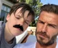 Cruz și David Beckham. FOTO: Instagram