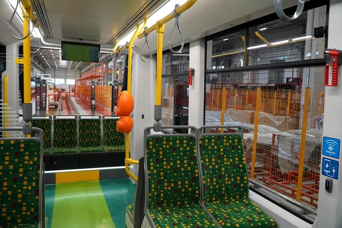 Interiorul vehicului făcut de compania din Turcia