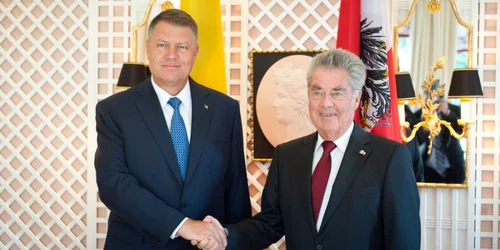 Klaus Iohannis si Heinz Fischer foto presidency.ro