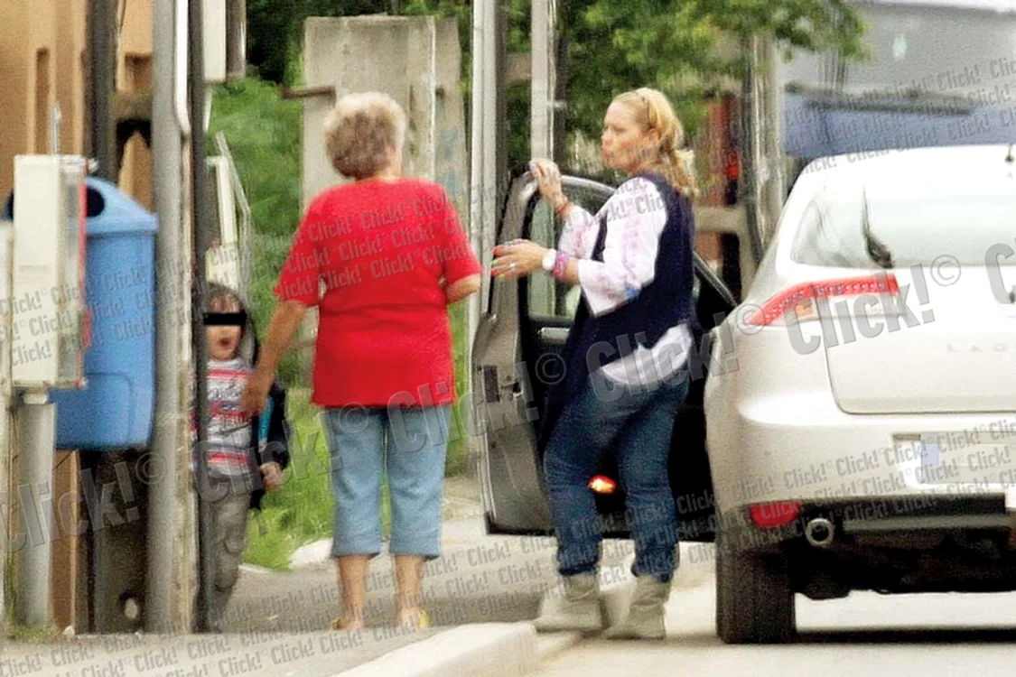 12 Mai: Blonda lui Petru  Mircea îl aduce  acasă pe băiatul  Mădălinei Manole (Fotografii: Blitz)