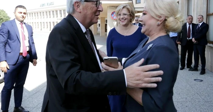 Viorica Dancila si Juncker FOTO gov.ro