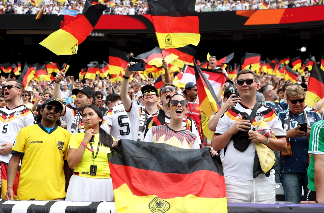 Și fanii germani au venit să-și susțină favoriții la partida cu Ecuador (Foto: EPAImages)