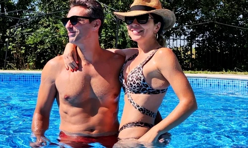 Carmen Bruma și Mircea Badea  sunt fit Sursa: Facebook