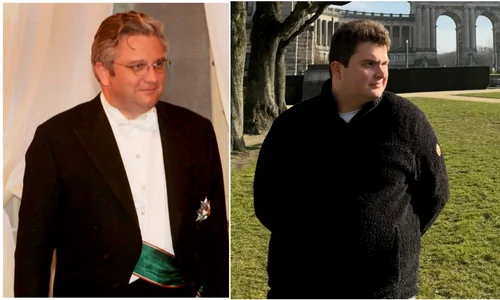 Prințul Laurent al Belgiei și fiul său din flori, Clement   FOTO  Casa Regală belgiană, Instagram jpg