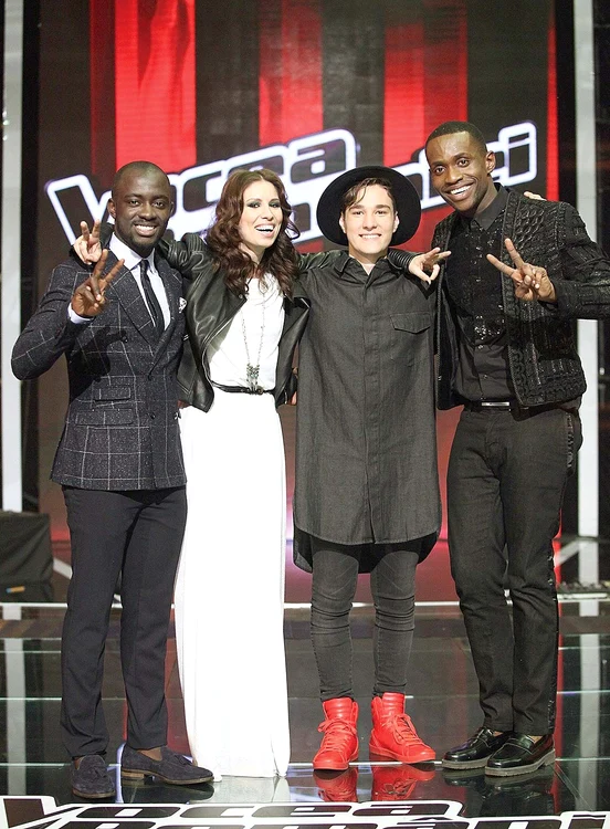Finaliştii, de la stânga la dreapta: Tobi, Cristina, Toni şi Michel