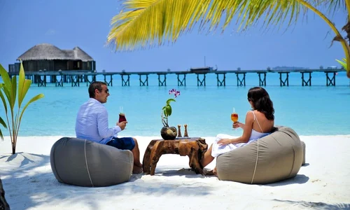 vacante turisti palmieri mare sezlonguri jpeg