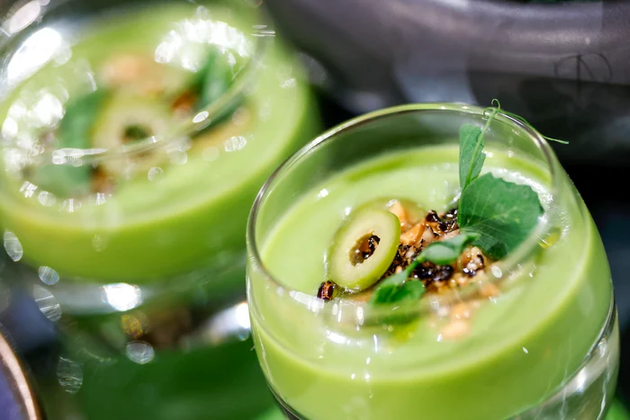 Budincă de mazăre cu măsline verzi (Foto: Epa-Efe)