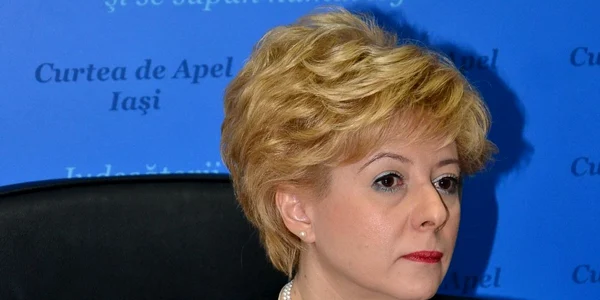 Cristina Văleanu, preşedinta Curţii de Apel Iaşi