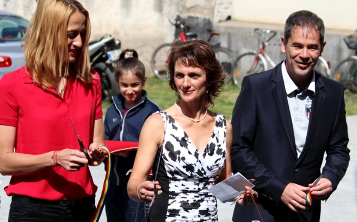 Momentul inaugurării sălii de la Arad FOTO arhivă personală 
