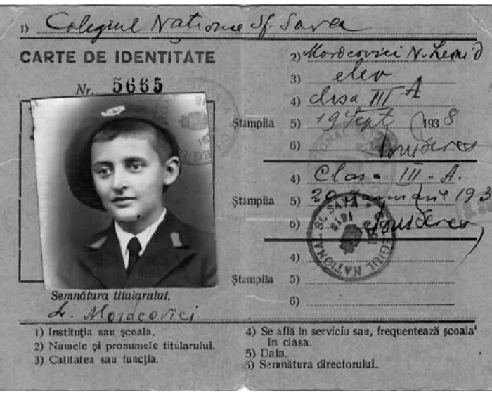 Leonid Dimov- carte de identitate