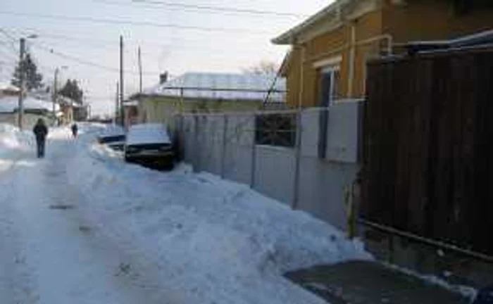 Strada pe care a fost găsit bărbatul Foto: Adrian Obreja