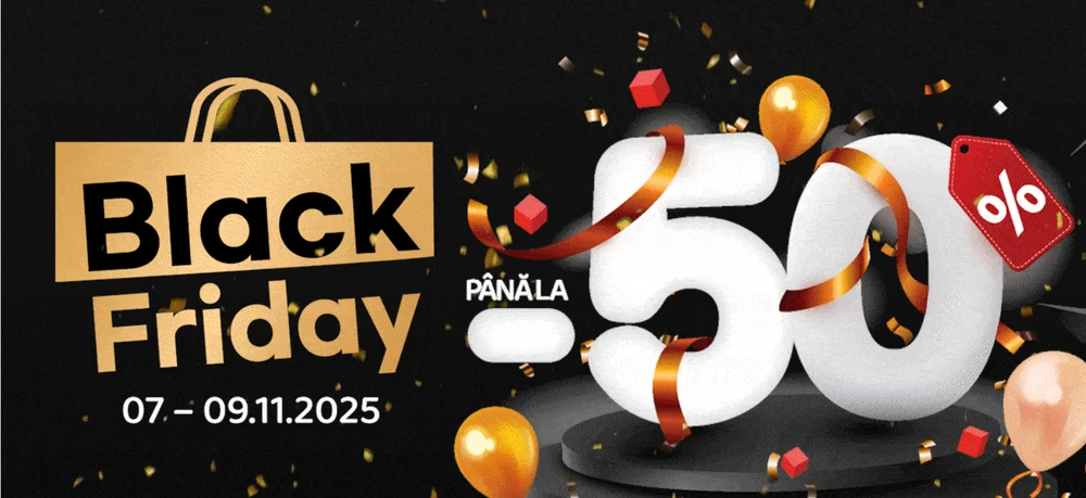 Black Friday la KitchenShop: Reduceri de până la 50% pentru o bucătărie ca-n reviste