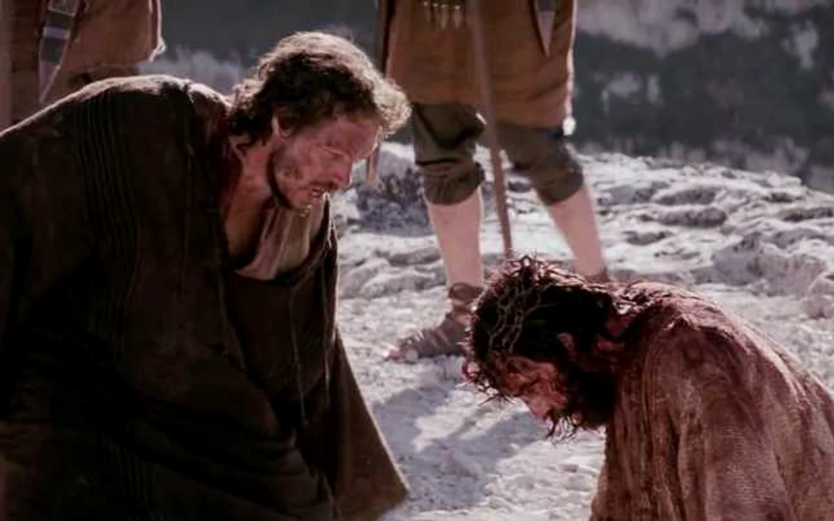 Scenă din filmul „Patimile lui Iisus”, cel mai bine vândut film despre viaţa Mântuitorului FOTO: captură Youtube.com
