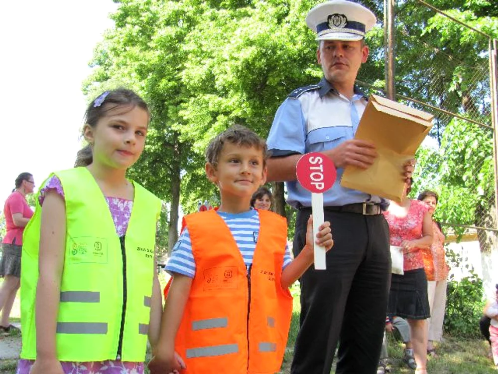 Micutii s-au familiarizat cu regulile de circulatie