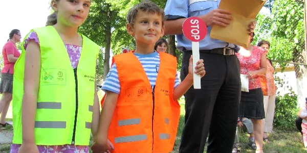 Micutii s-au familiarizat cu regulile de circulatie
