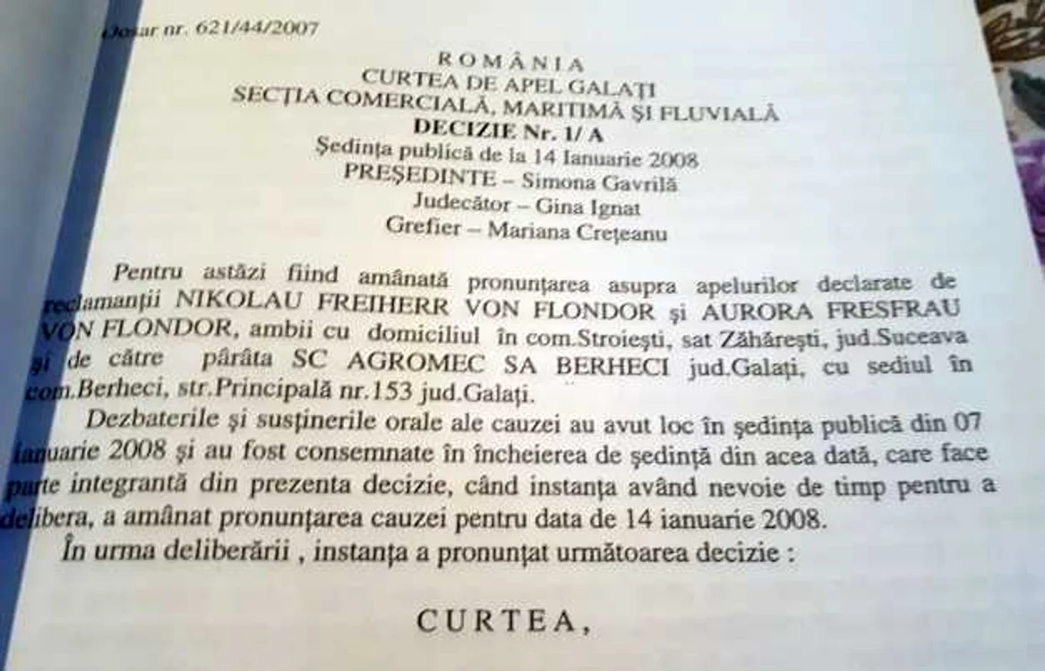 Dosar Agromec Berheci FOTO CC