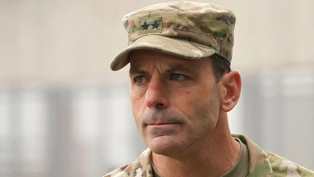 Generalul Chris Donaghue,a fost ultimul soldat american care a părăsit Afganistanul în 2021/FOTO:X