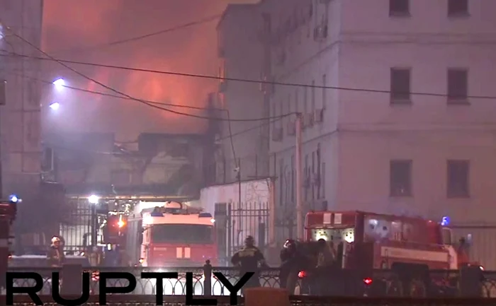 Incendiul a izbucnit sâmbătă searăcaptură video