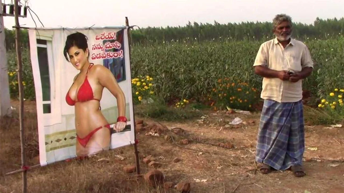 Fermierul crede că afişele sexy au făcut miracole în câmp