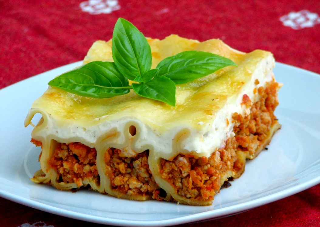 Cannelloni cu carne de curcan