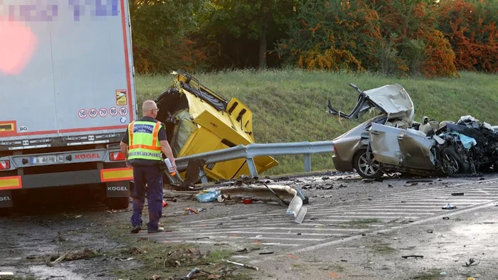 Accident în Ungaria FOTO Blikk
